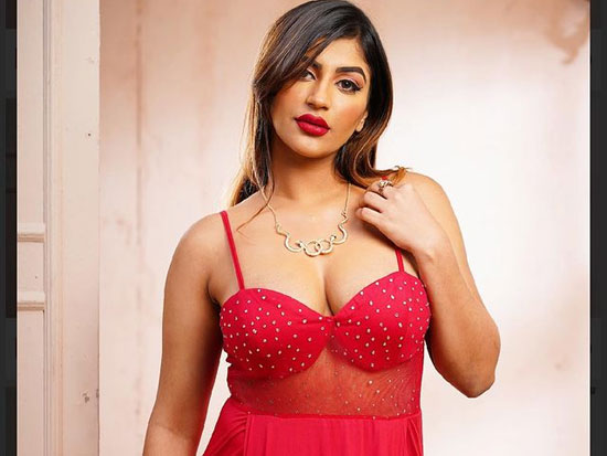 Ravishing Clicks Of Yashika Aannand In Red